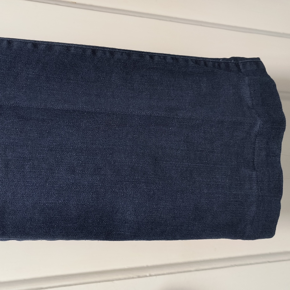Talbots Dark Blue Wash Denim Jeans - size 14 - Picture 5 of 6